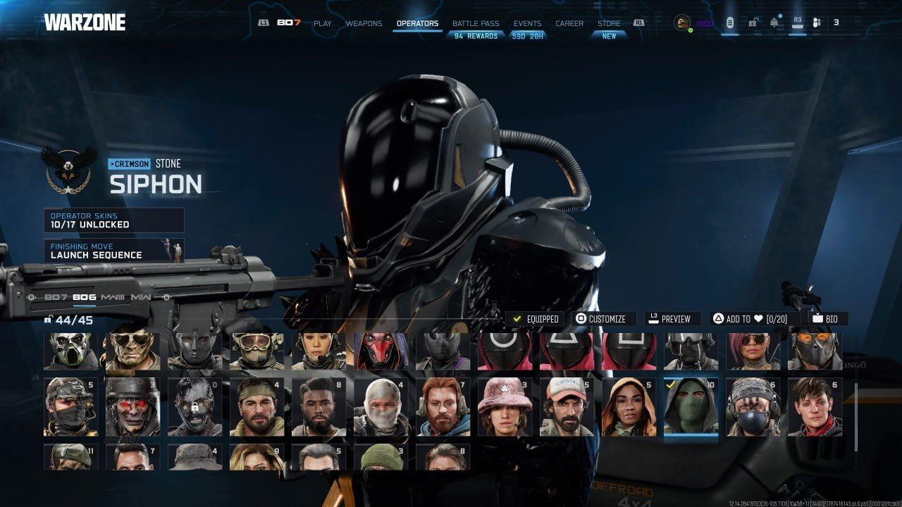 super iridisent season 5 warzone+level1000
