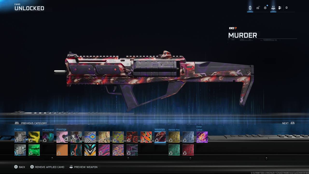 3 camo mastery+battlepass 3